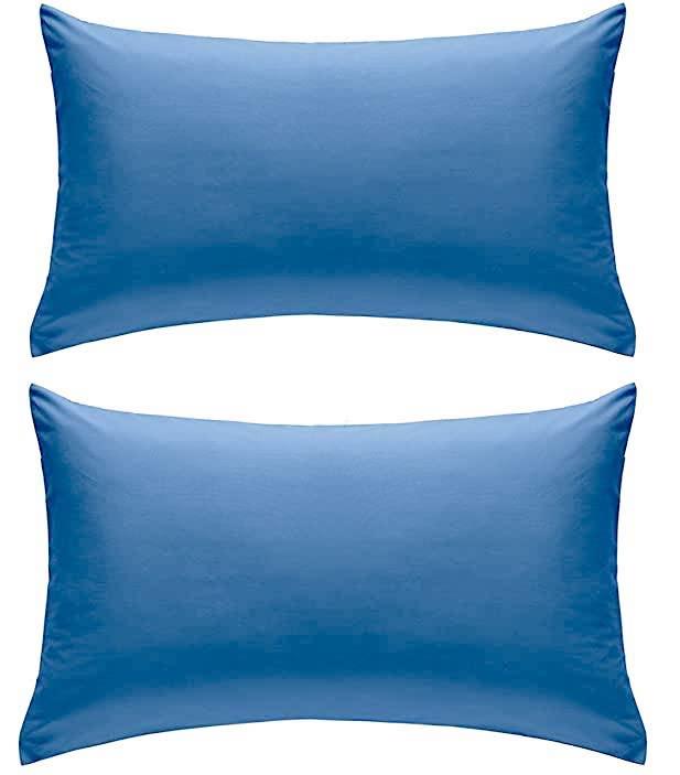 OLIVIA ROCCO Fitted Sheet PILLOWCASES / BLUE Percale Fitted Sheet Wholesale Manchester UK