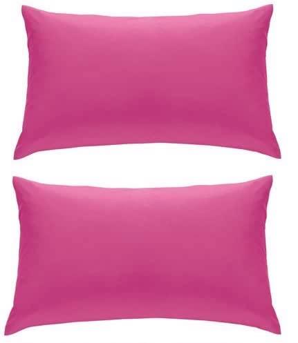 OLIVIA ROCCO Fitted Sheet PILLOWCASES / HOT PINK Percale Fitted Sheet Wholesale Manchester UK