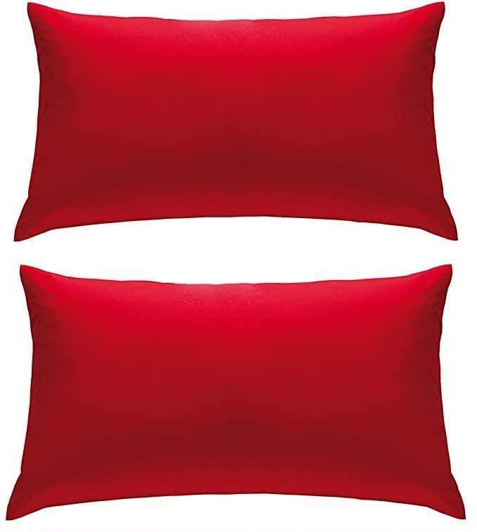 OLIVIA ROCCO Fitted Sheet PILLOWCASES / RED Percale Fitted Sheet Wholesale Manchester UK
