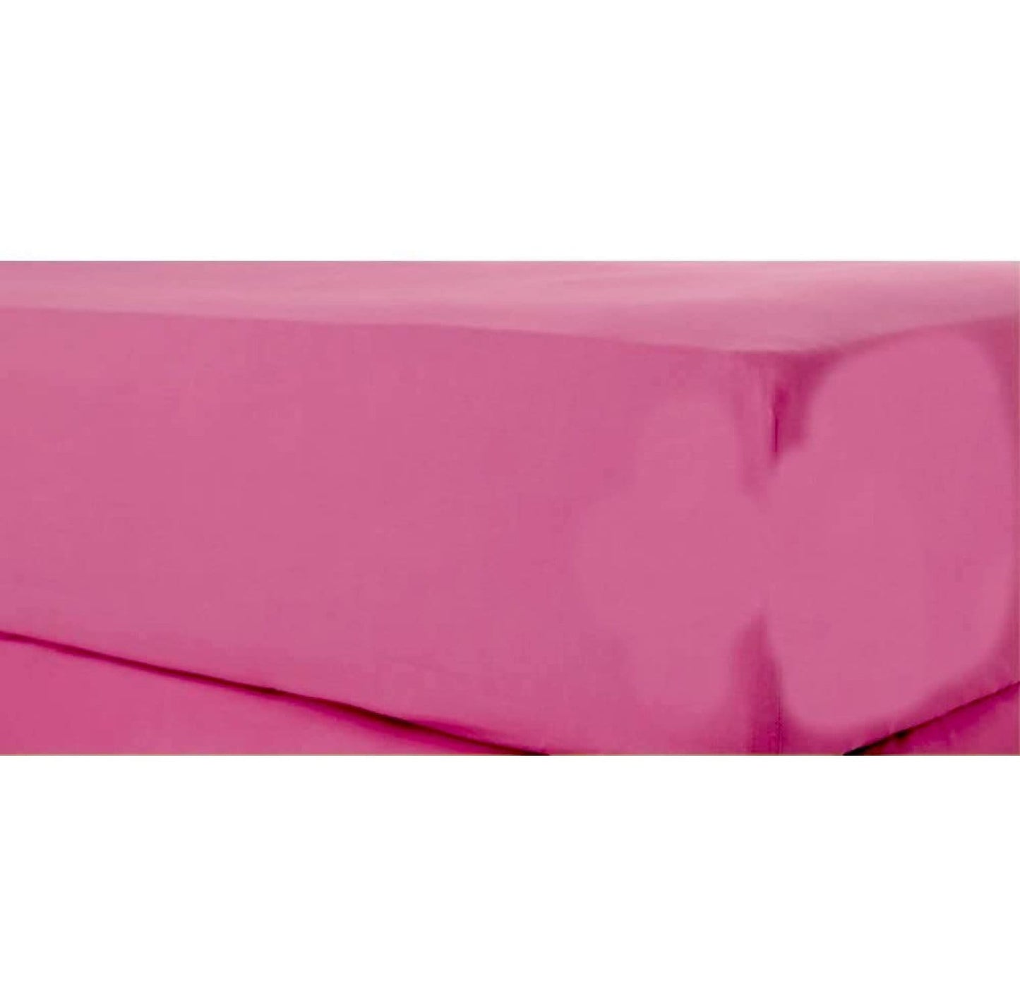 OLIVIA ROCCO Fitted Sheet SINGLE / HOT PINK Percale Fitted Sheet Wholesale Manchester UK