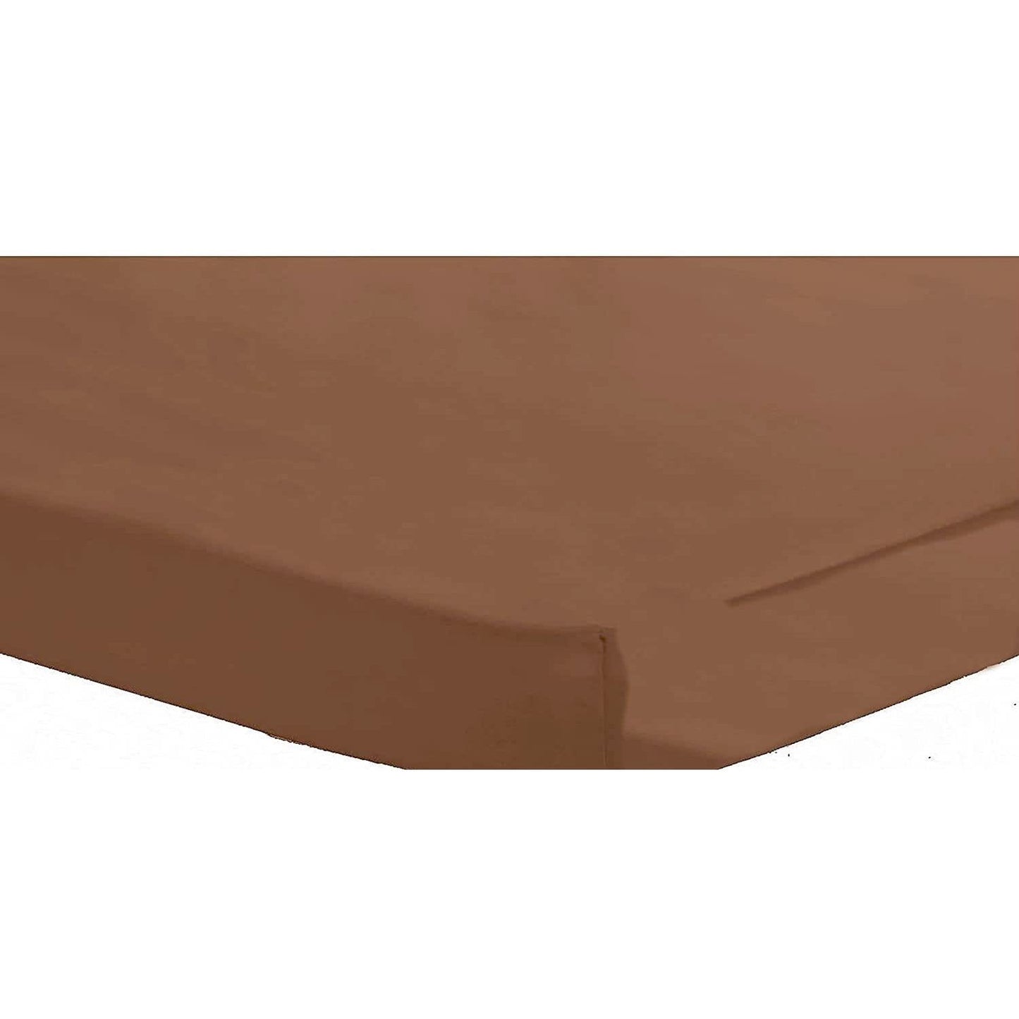 OLIVIA ROCCO Fitted Sheet SINGLE / NATURAL Percale Fitted Sheet Wholesale Manchester UK