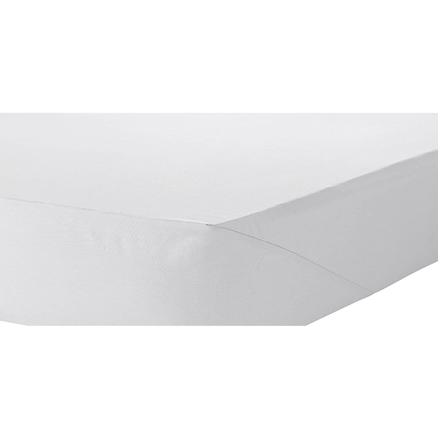 OLIVIA ROCCO Fitted Sheet SINGLE / WHITE Percale Fitted Sheet Wholesale Manchester UK
