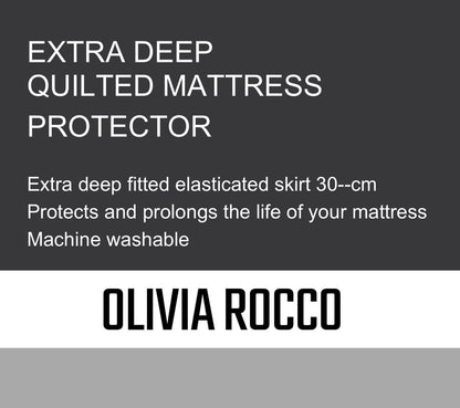 OLIVIA ROCCO Mattress Protector Quilted Mattress Protector Wholesale Manchester UK