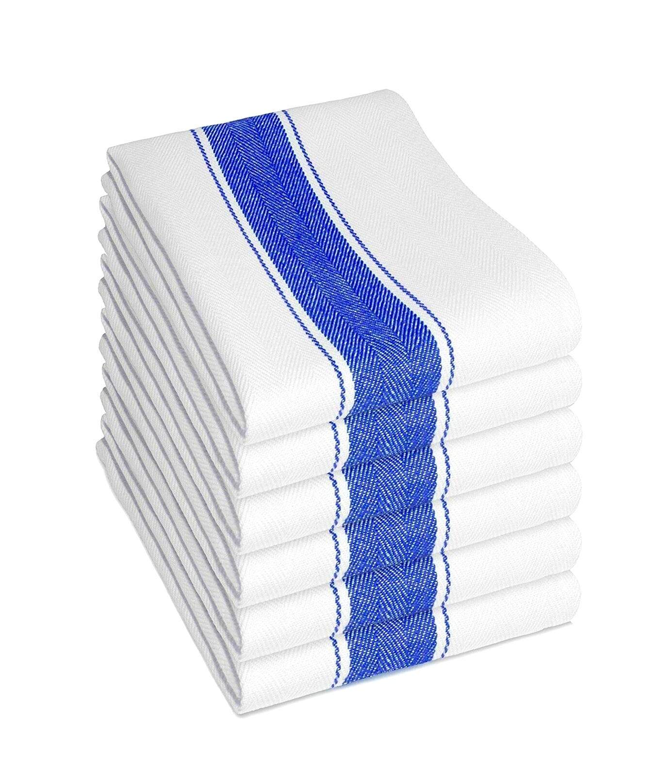 OLIVIA ROCCO Tea Towel BLUE Catering Grade Tea Towels Wholesale Manchester UK