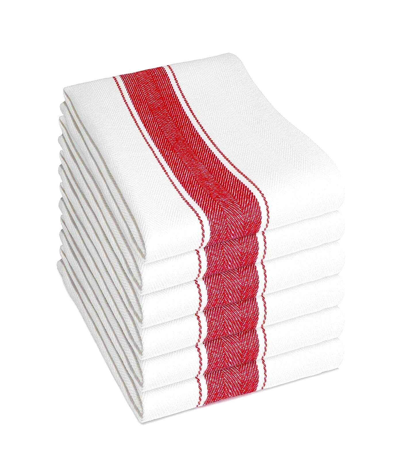 OLIVIA ROCCO Tea Towel RED Catering Grade Tea Towels Wholesale Manchester UK