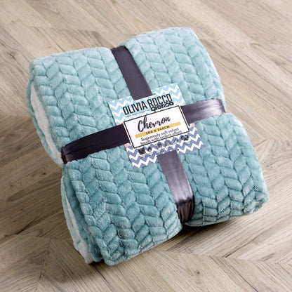 OLIVIA ROCCO Throw Chevron Ombre Effect Throw Wholesale Manchester UK