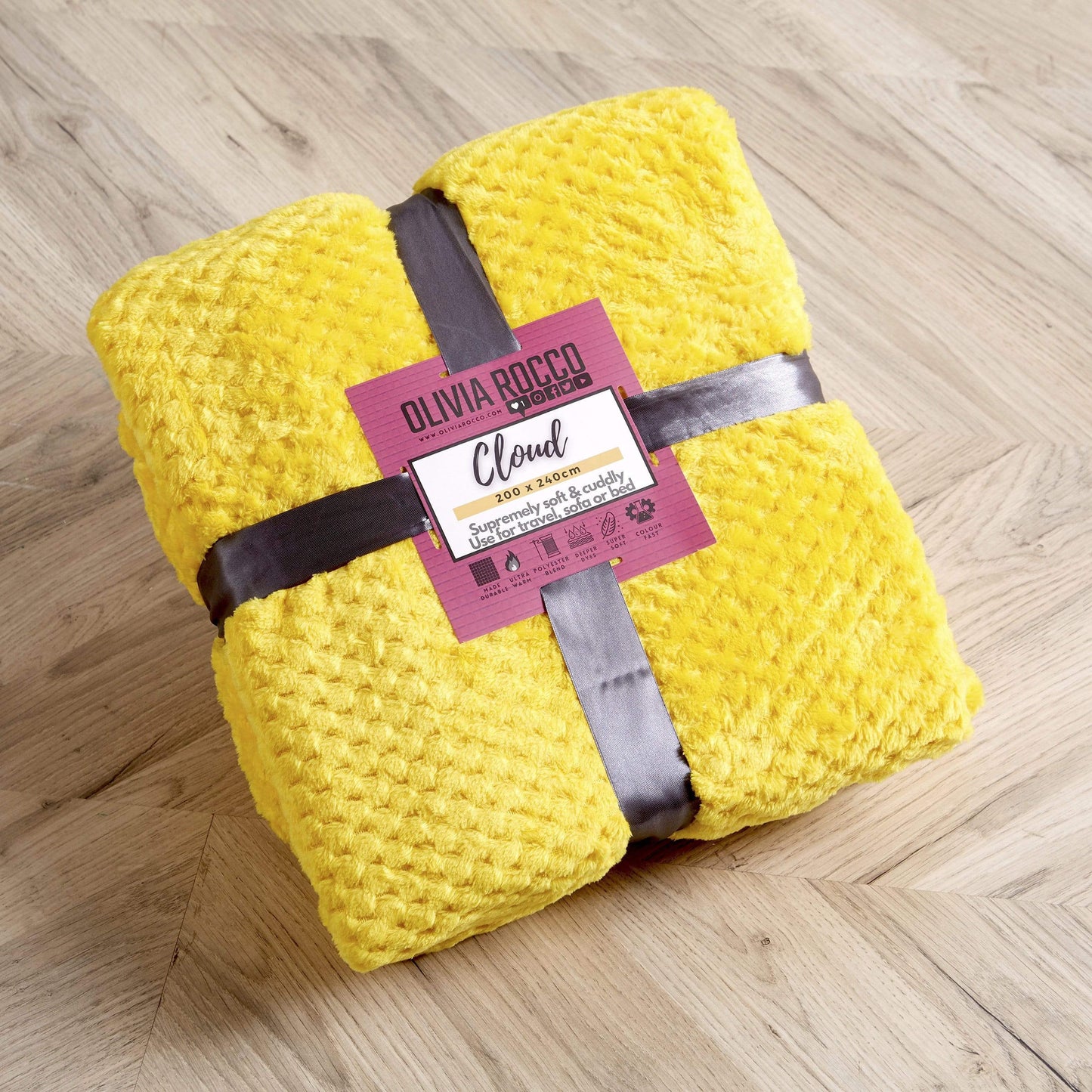 OLIVIA ROCCO Throw Cloud Honeycomb Throw Wholesale Manchester UK