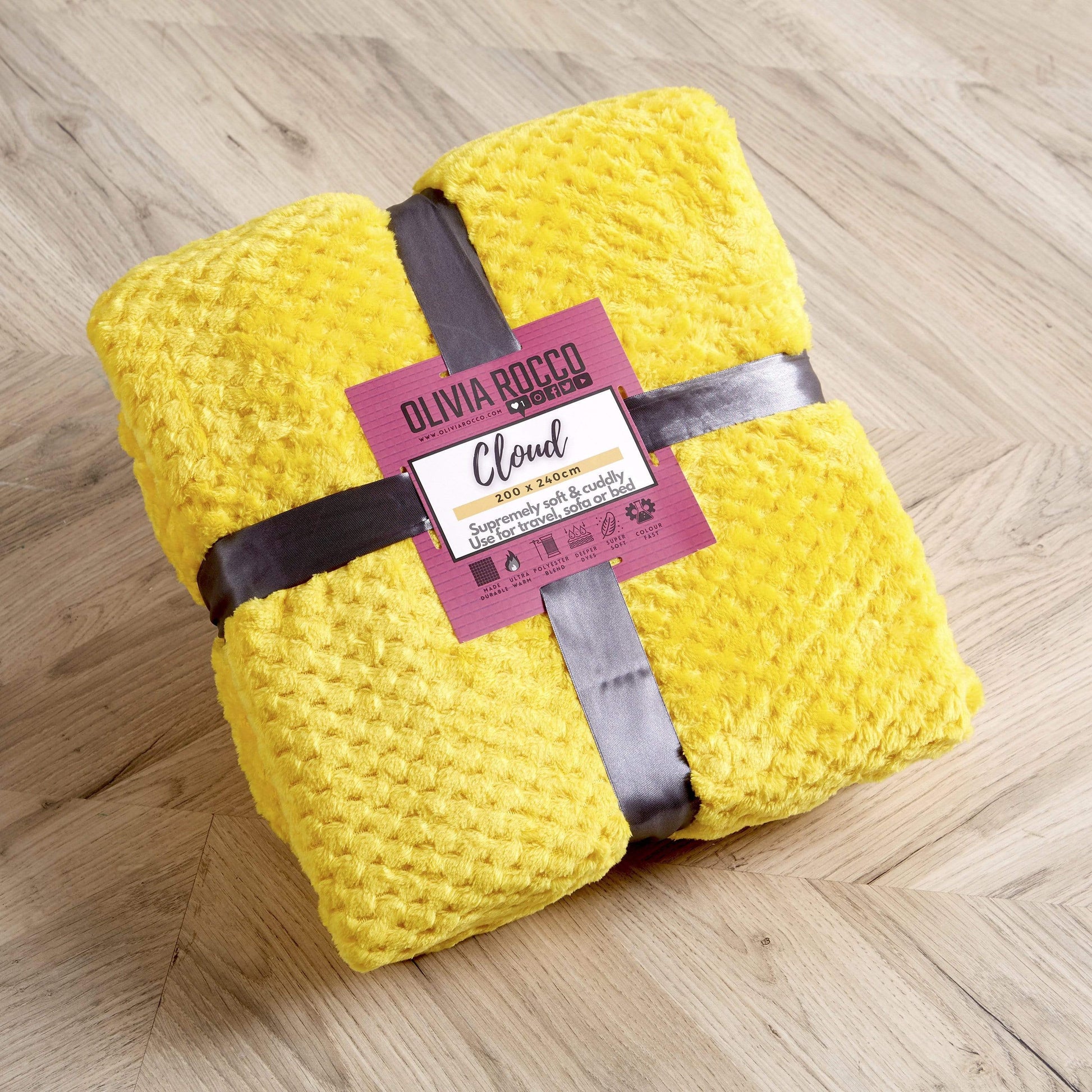 OLIVIA ROCCO Throw Cloud Honeycomb Throw Wholesale Manchester UK