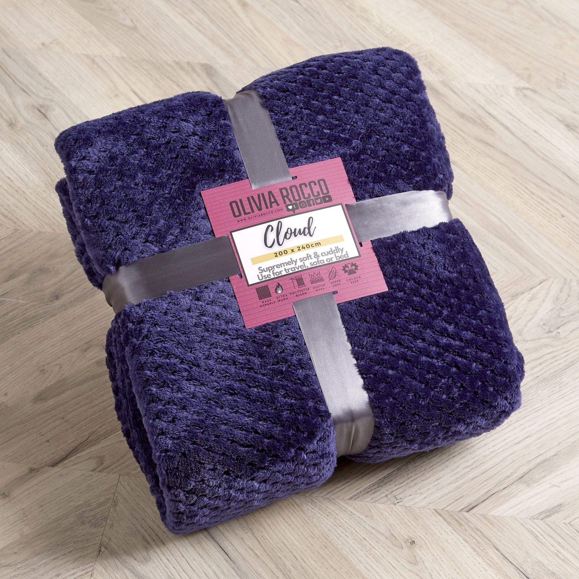OLIVIA ROCCO Throw Cloud Honeycomb Throw Wholesale Manchester UK