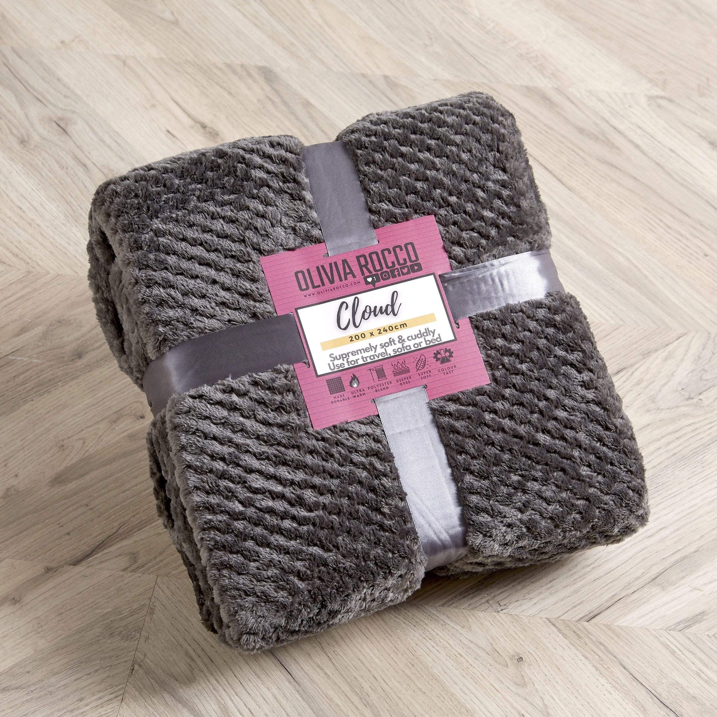 OLIVIA ROCCO Throw Cloud Honeycomb Throw Wholesale Manchester UK
