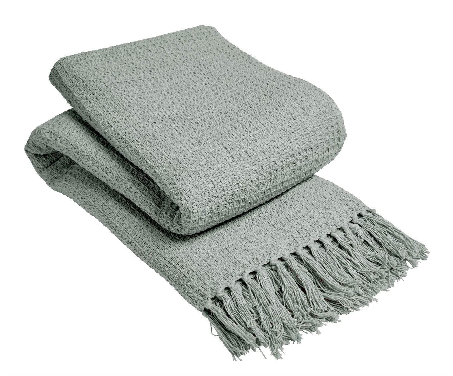 OLIVIA ROCCO Throw Lisbon Pure Cotton Honeycomb Throw Wholesale Manchester UK