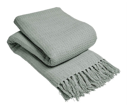 OLIVIA ROCCO Throw Lisbon Pure Cotton Honeycomb Throw Wholesale Manchester UK