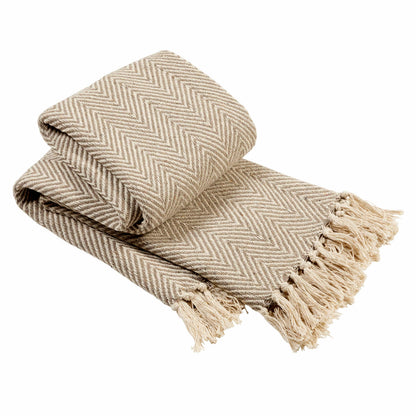 OLIVIA ROCCO Throw TANGIER / 127 x 152 cm Tangier Super Soft Cotton Home Throws Wholesale Manchester UK