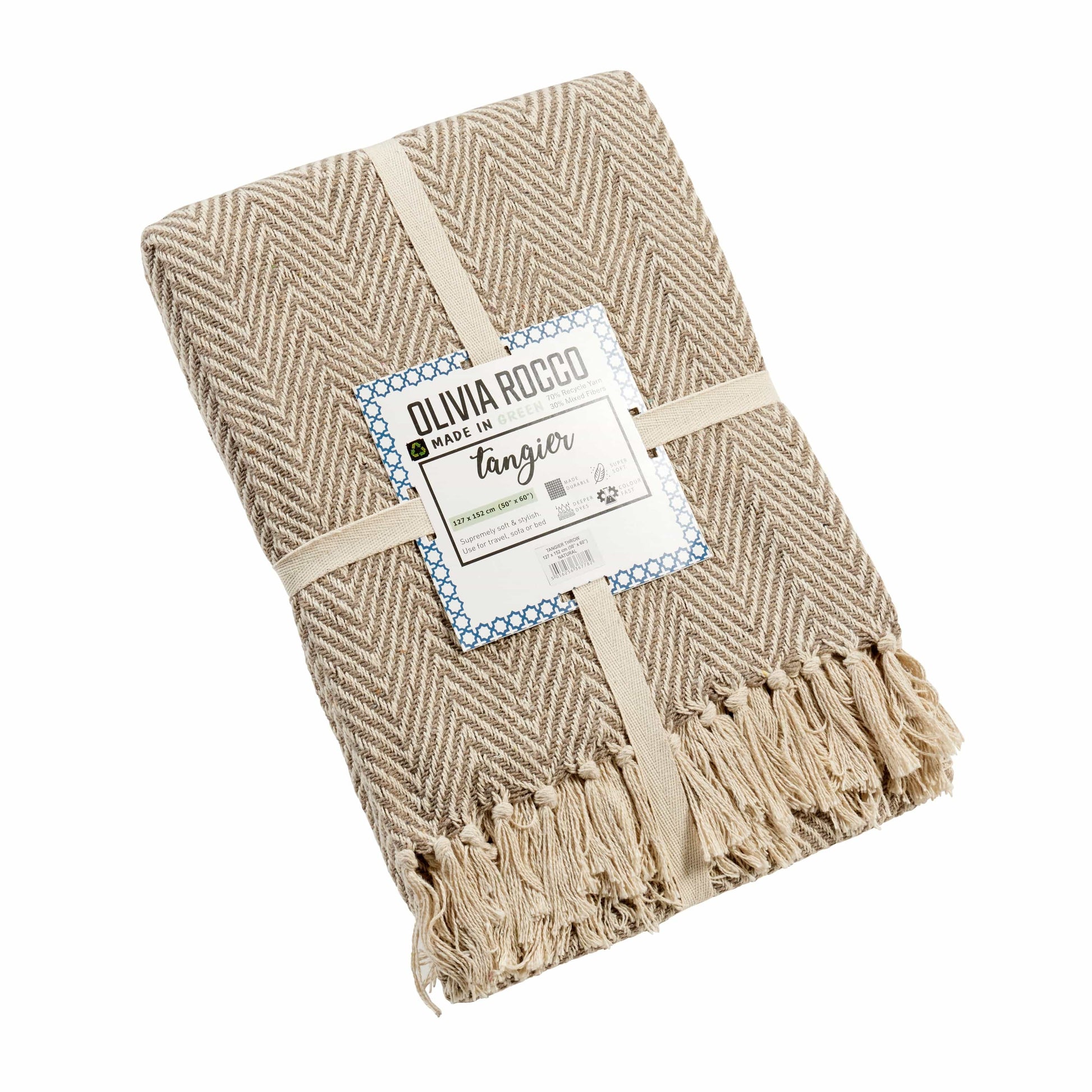 OLIVIA ROCCO Throw Tangier Super Soft Cotton Home Throws Wholesale Manchester UK