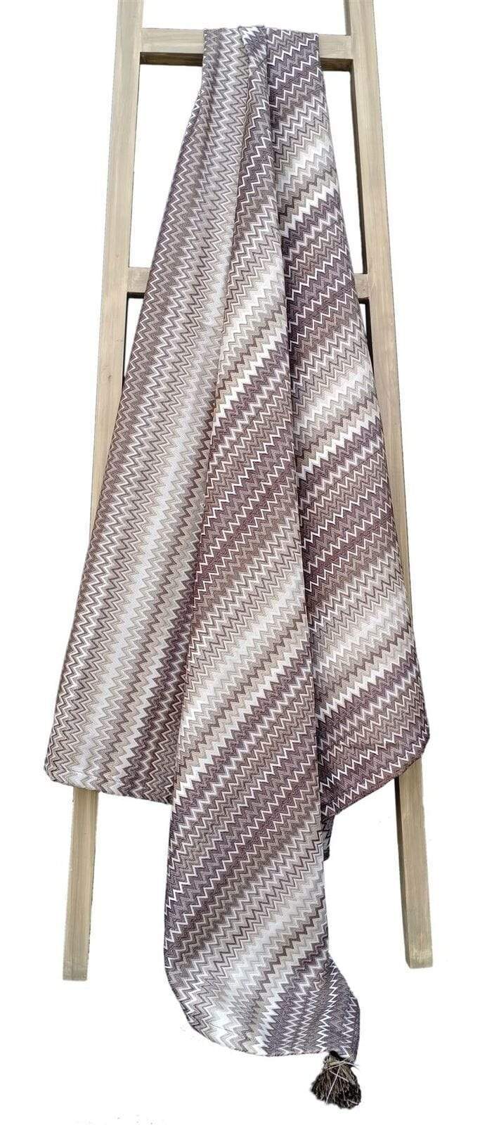 OLIVIA ROCCO Throw THROW / NATURAL Mia Bohemian Throw Wholesale Manchester UK