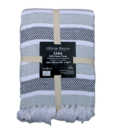 OLIVIA ROCCO Throw Zara Pure Cotton Throw Wholesale Manchester UK